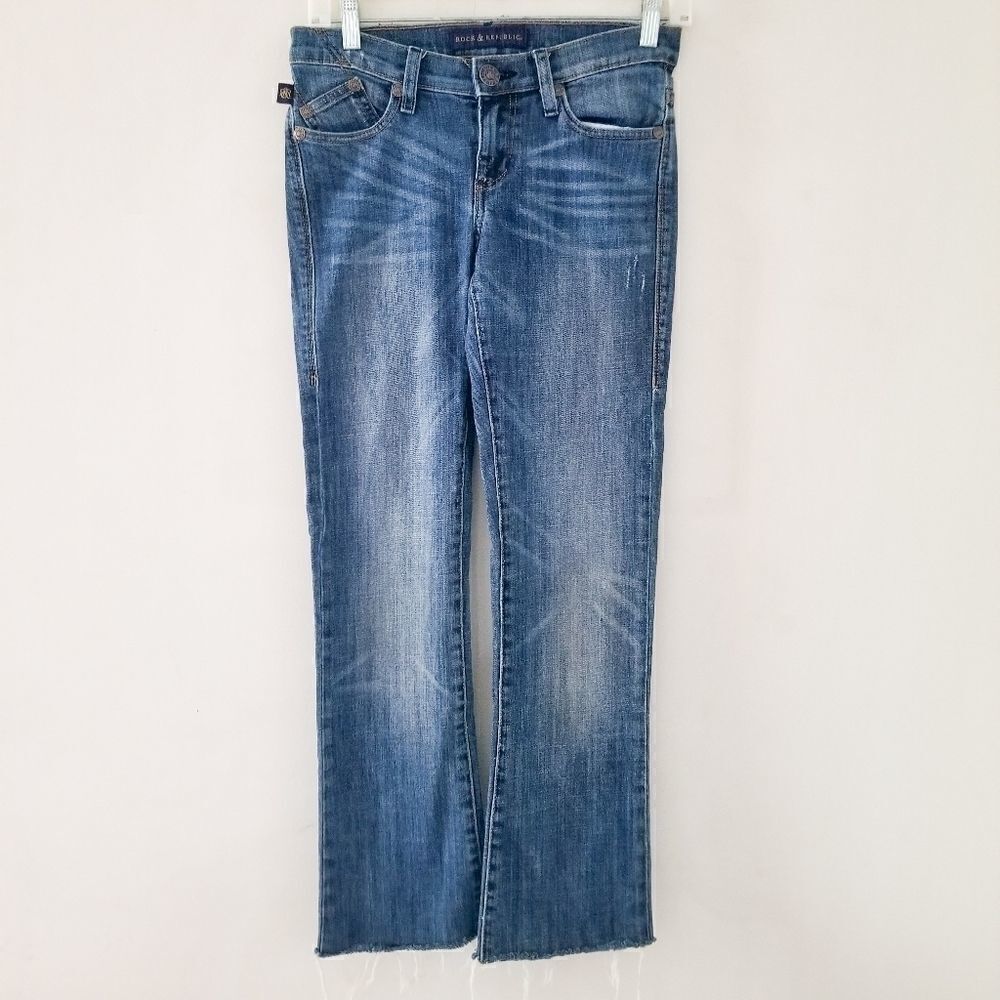 Rock & Republic Kasandra jean with raw hem